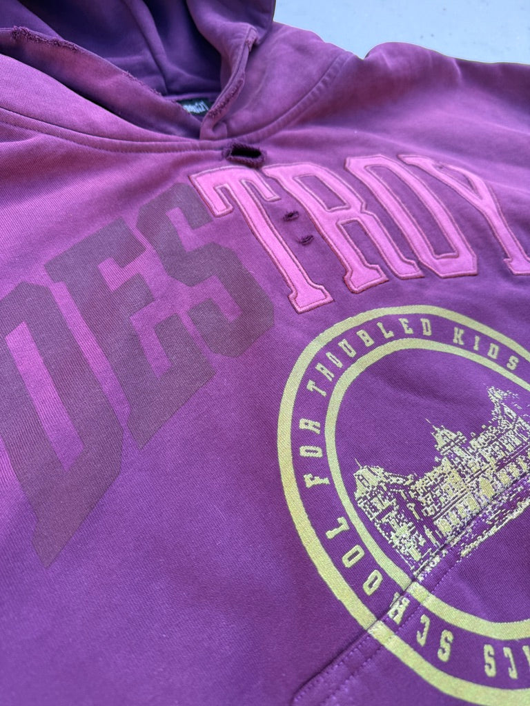 "PURPLE NURPLE" TROUBLED KID HOODIE