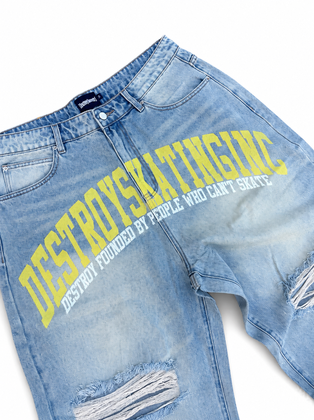"WASHED BLUE" SKATEBOARD P BAGGY DENIM
