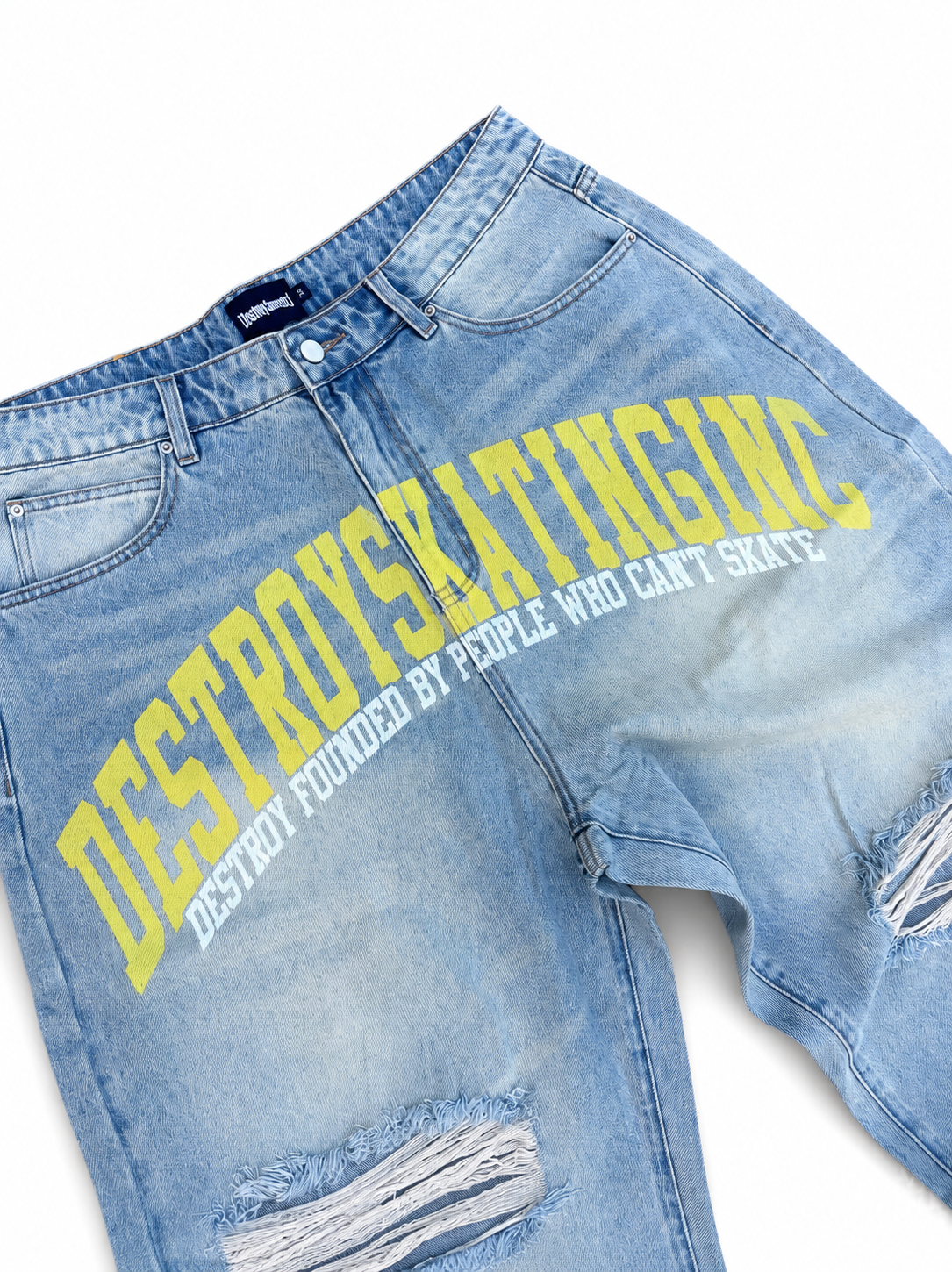 "WASHED BLUE" SKATEBOARD P BAGGY DENIM