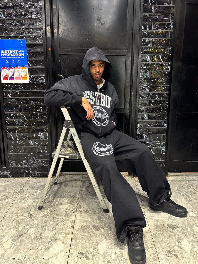 "ONYX" TROUBLED KID ZIP-UP