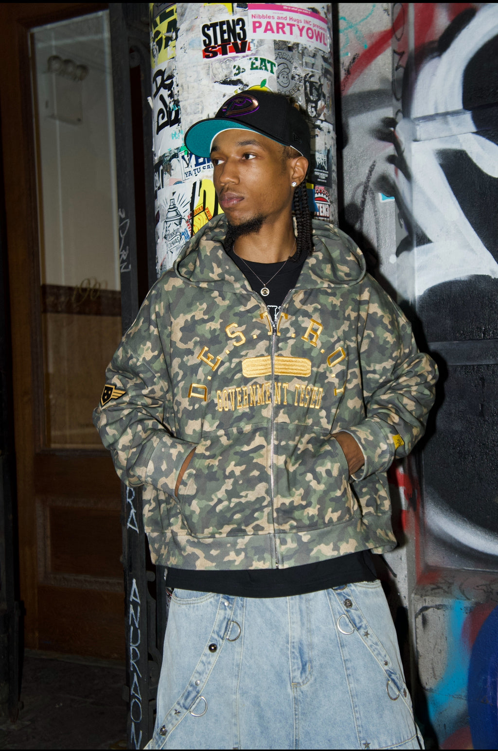 "Government Tested" Camo Zip-Up