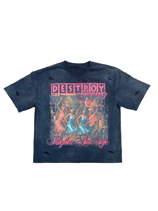 "RHYTHM AIN'T SAFE" TEE