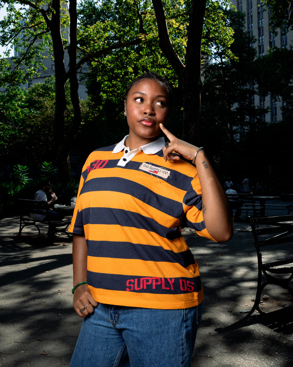 "VARSITY YELLOW" QUALITY GOODS POLO