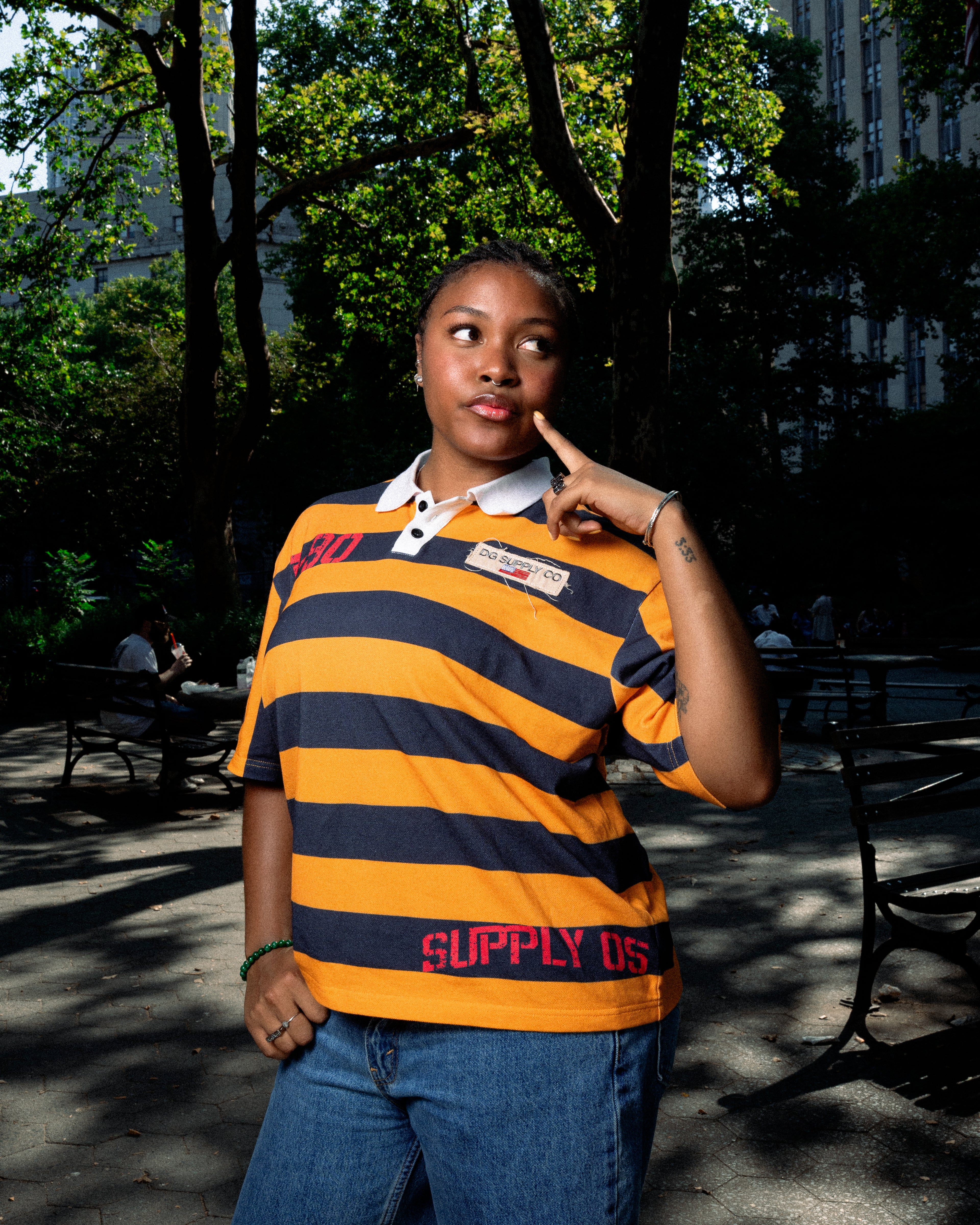 "VARSITY YELLOW" QUALITY GOODS POLO