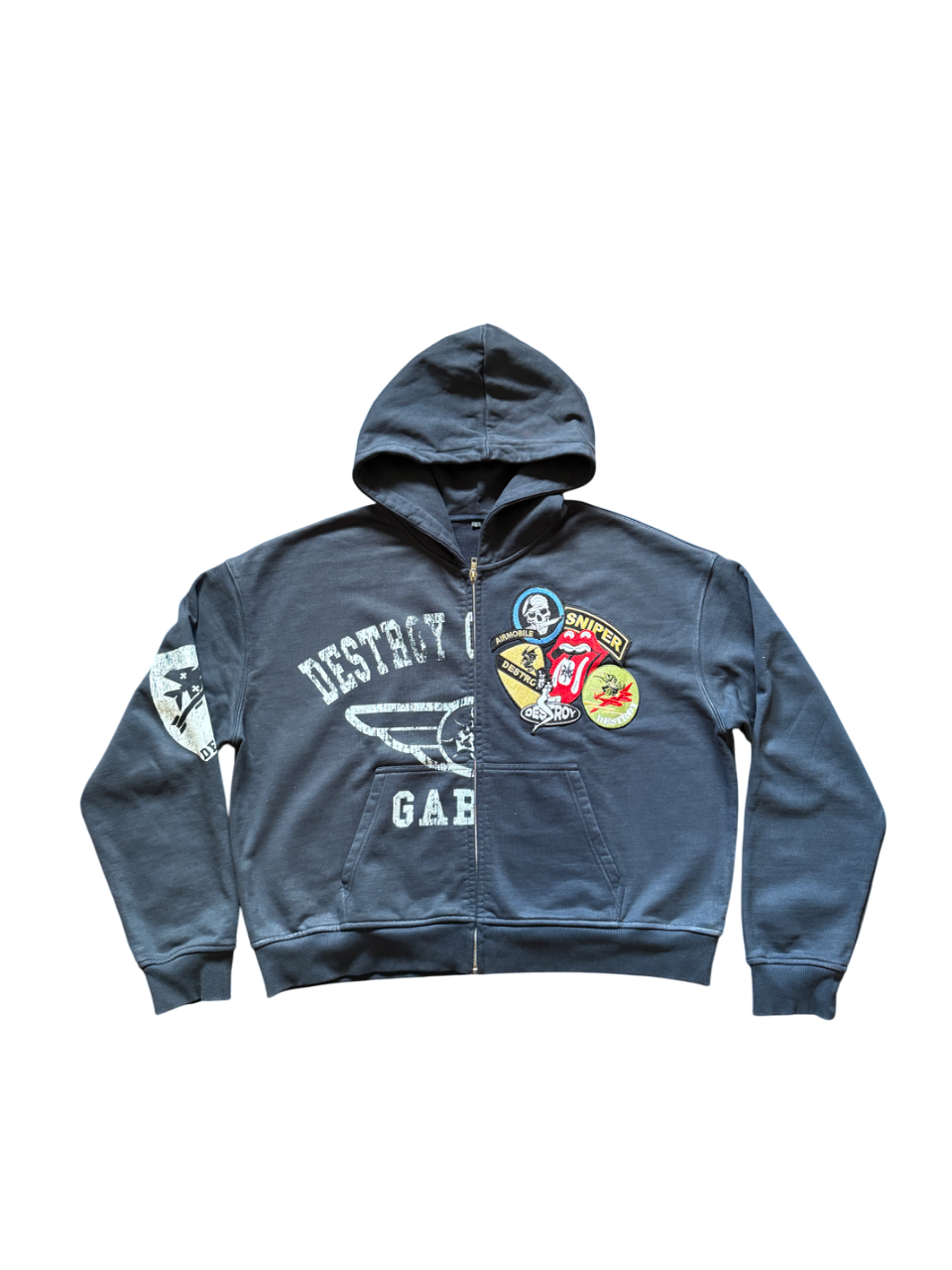 Navy "Air Force" Zip-Up