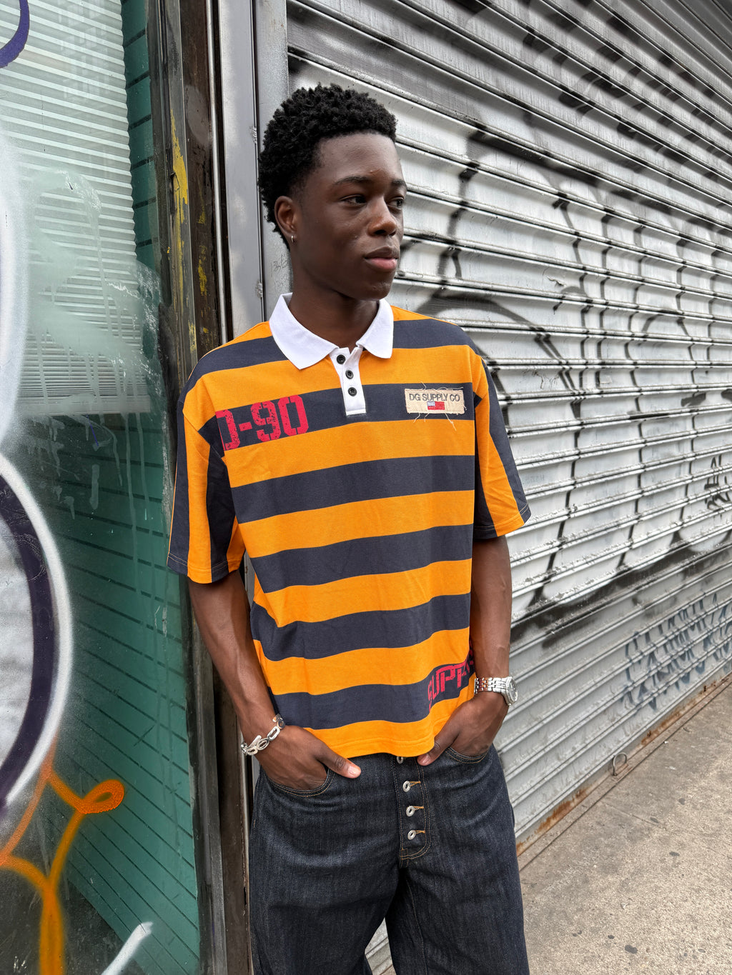 "VARSITY YELLOW" QUALITY GOODS POLO