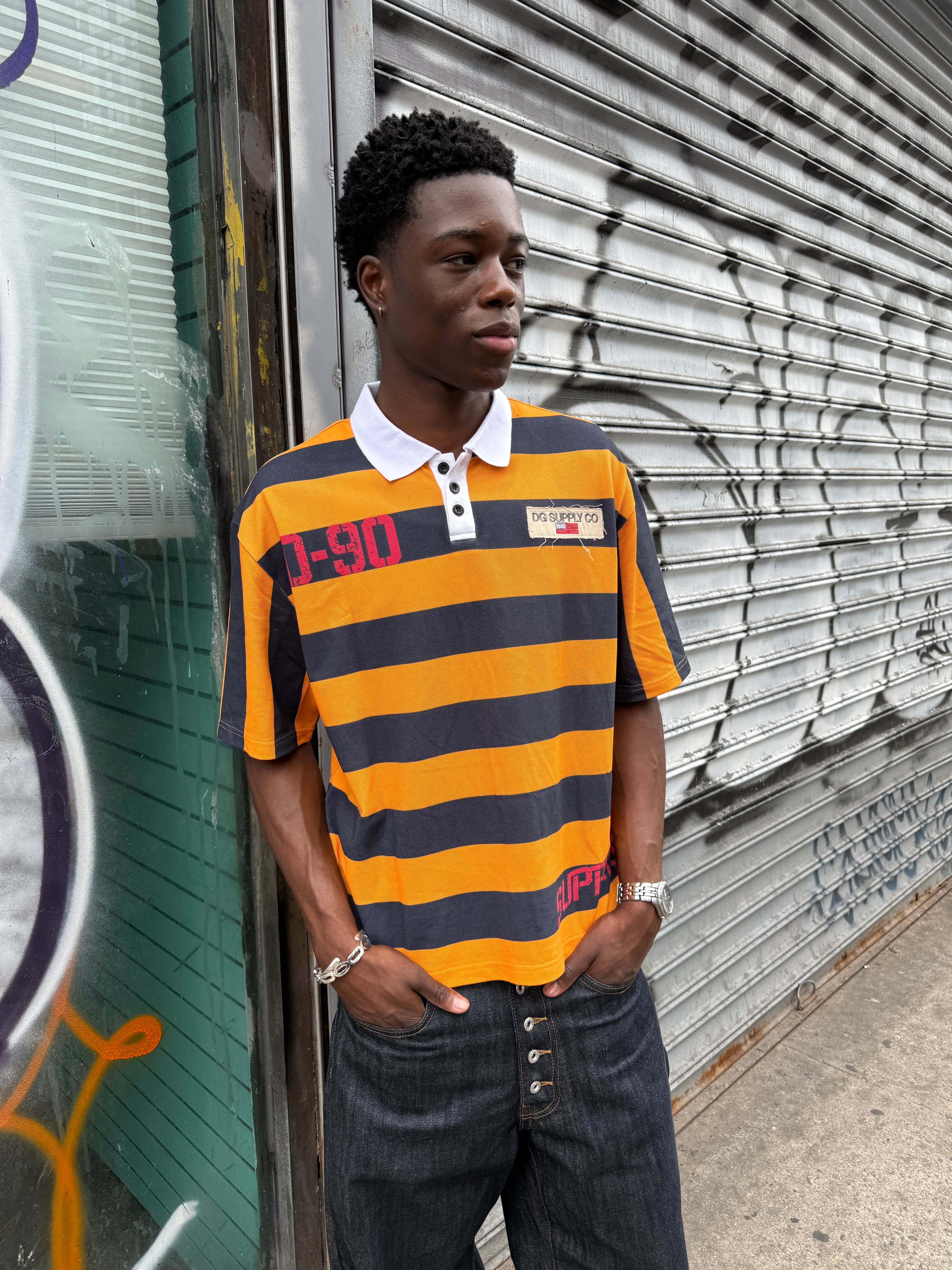 "VARSITY YELLOW" QUALITY GOODS POLO