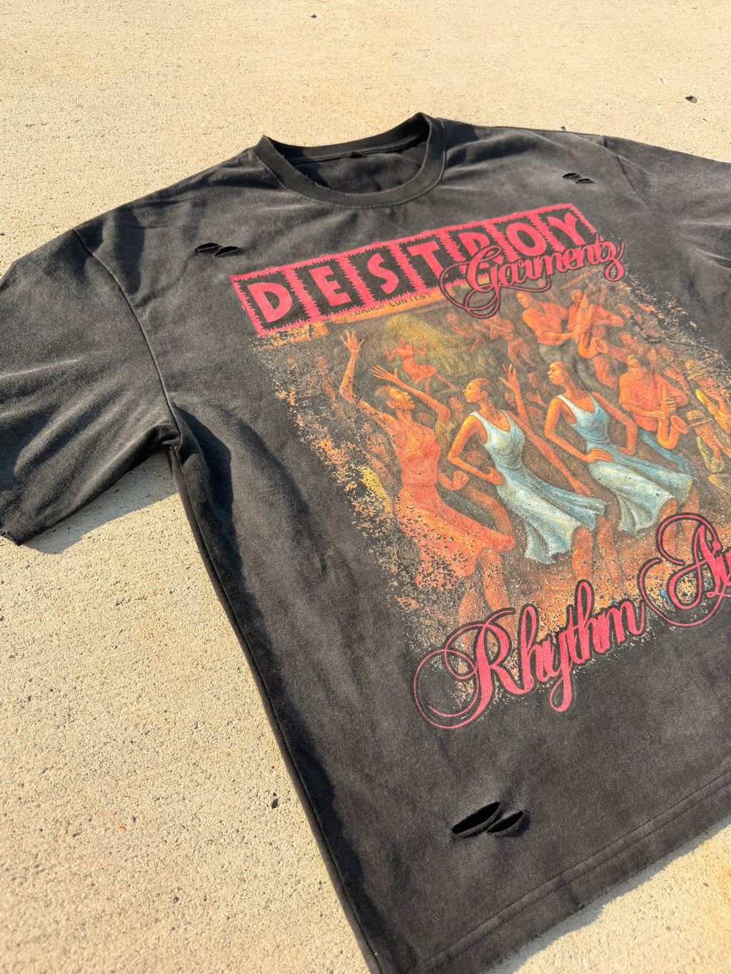"RHYTHM AIN'T SAFE" TEE
