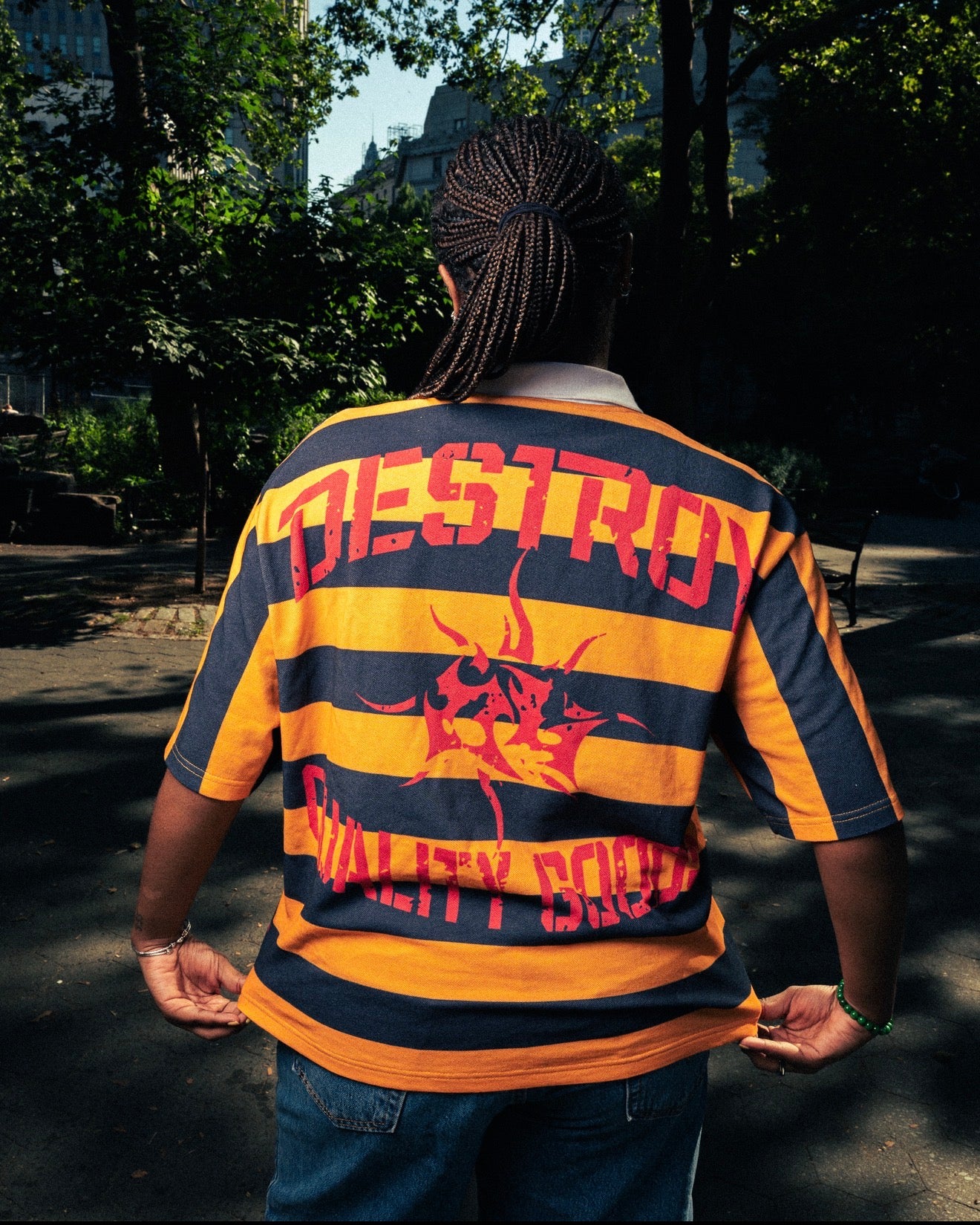 "VARSITY YELLOW" QUALITY GOODS POLO
