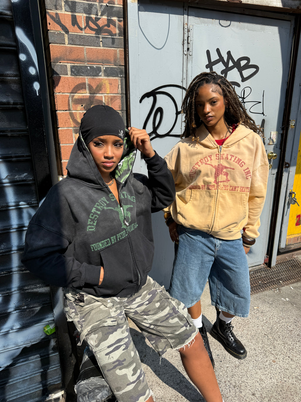 "MIDNIGHT GREEN" CANT SKATE ZIP-UP