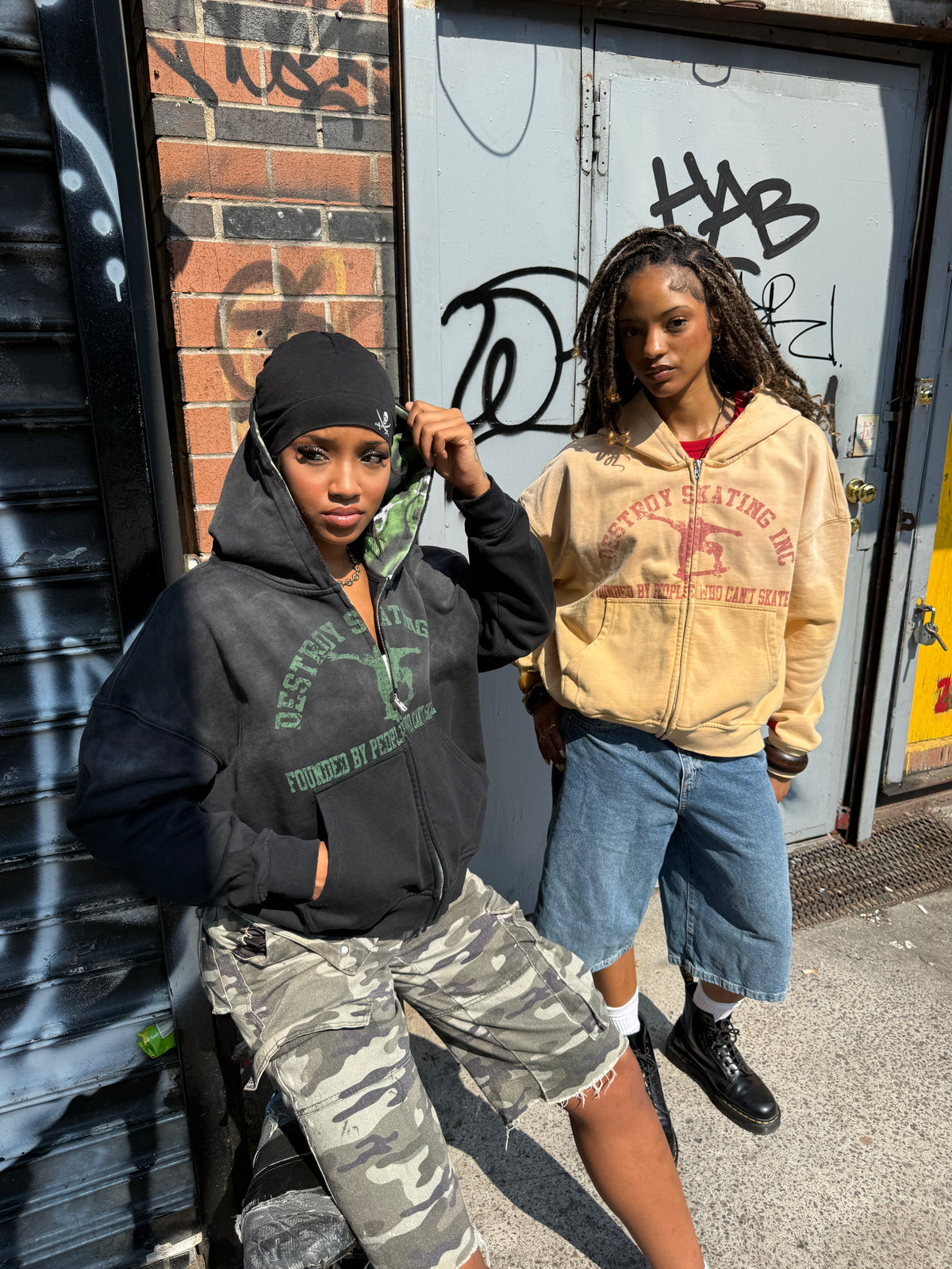 "MIDNIGHT GREEN" CANT SKATE ZIP-UP