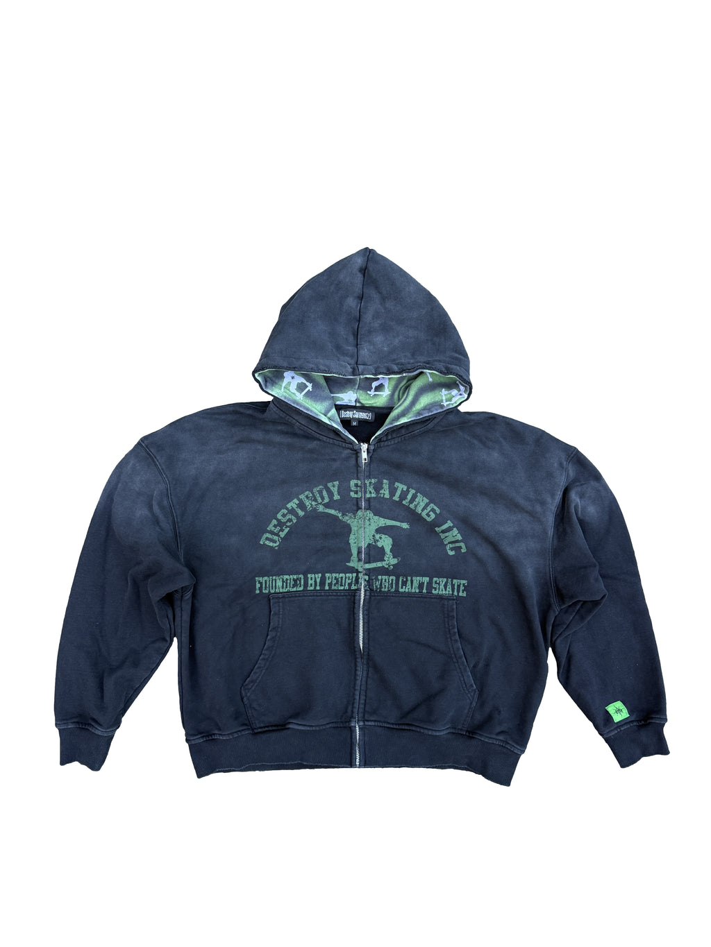 "MIDNIGHT GREEN" CANT SKATE ZIP-UP