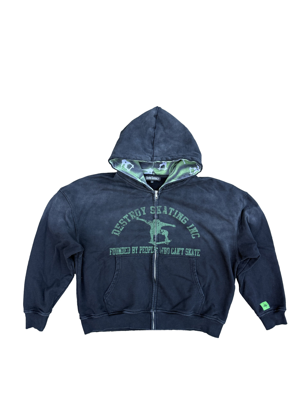 "MIDNIGHT GREEN" CANT SKATE ZIP-UP