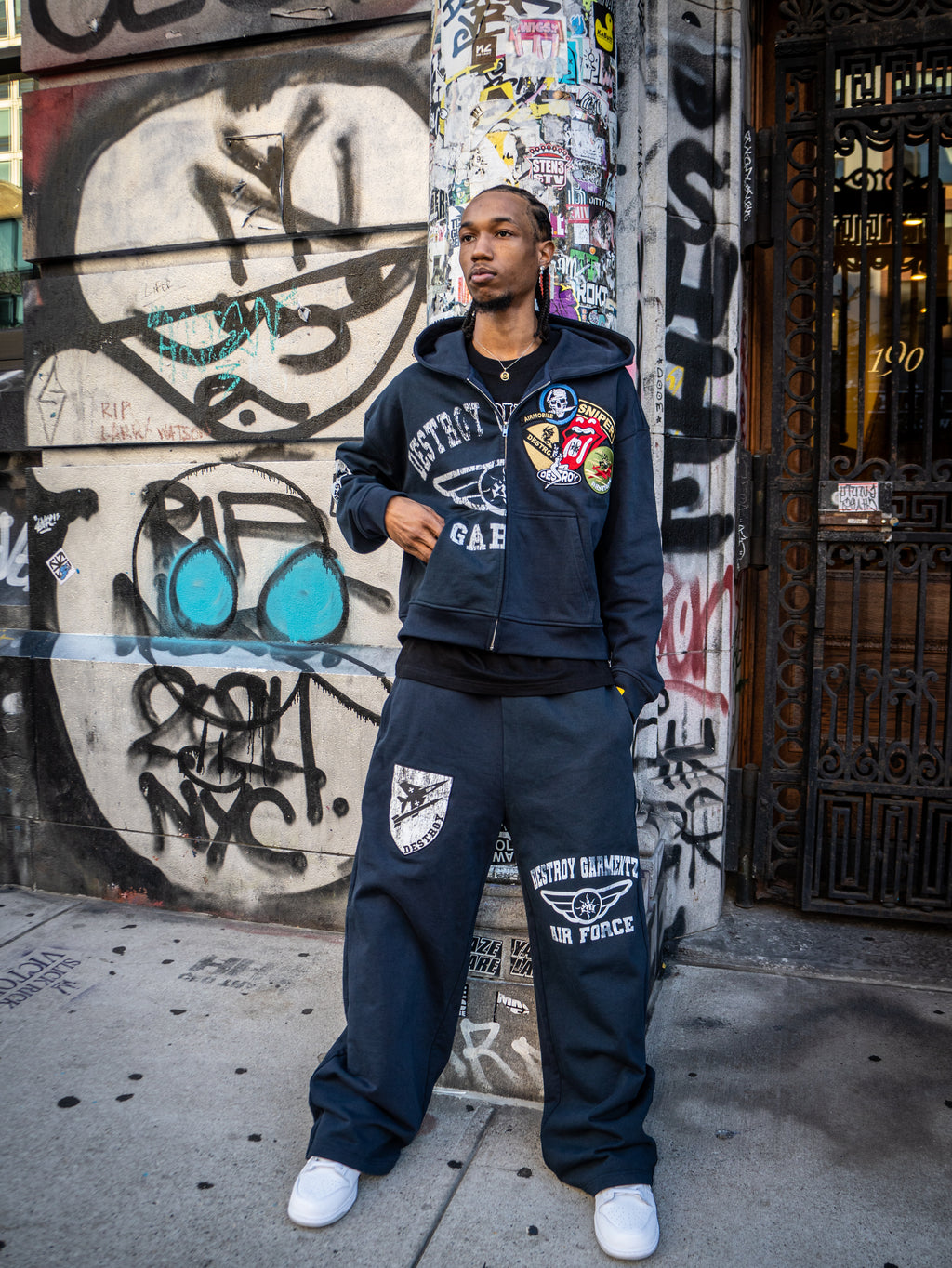 Navy "Air Force" Sweats